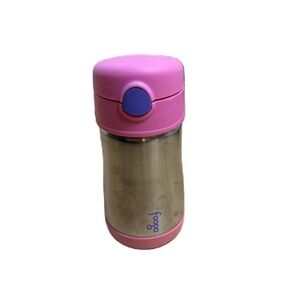 Thermos Foogo Stainless Steel Sip Cup Pink Kids Toddler Lid